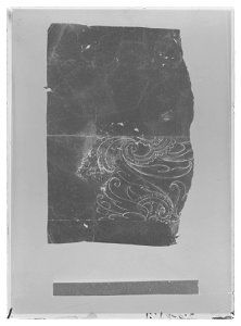 Handhästtäcke till handhäst ur Ludvig XIVs gåva till Karl XI 1673, den s.k. franska gåvan - Livrustkammaren - 1662-negative