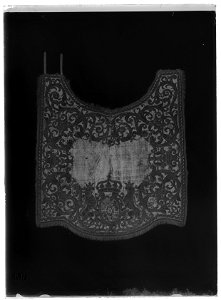 Handhästtäcke till handhäst ur Ludvig XIVs gåva till Karl XI 1673, den s.k. franska gåvan - Livrustkammaren - 69131-negative