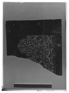 Handhästtäcke till handhäst ur Ludvig XIVs gåva till Karl XI 1673, den s.k. franska gåvan - Livrustkammaren - 35907-negative