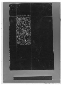 Handhästtäcke till handhäst ur Ludvig XIVs gåva till Karl XI 1673, den s.k. franska gåvan - Livrustkammaren - 27346-negative