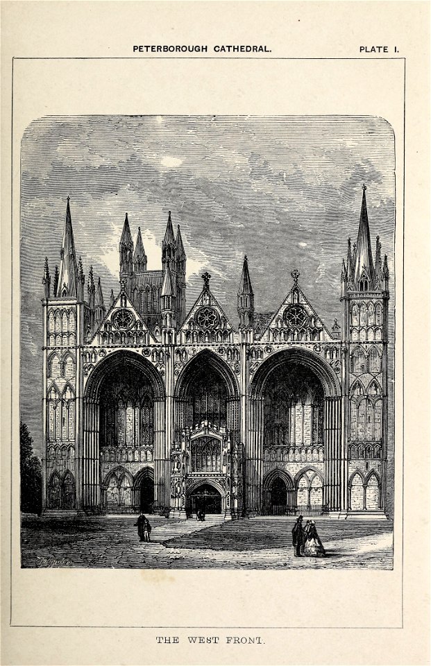 Handbook Peterborough Plate 01 West Front