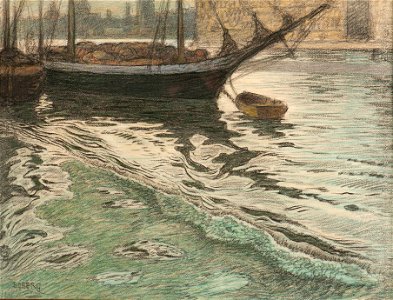 Hamnbild-Skutor - Sjöhistoriska museet - S 1006