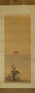 Hanabusa Icchō 英 一蝶 - Sunrise - y1949-44 - Princeton University Art Museum