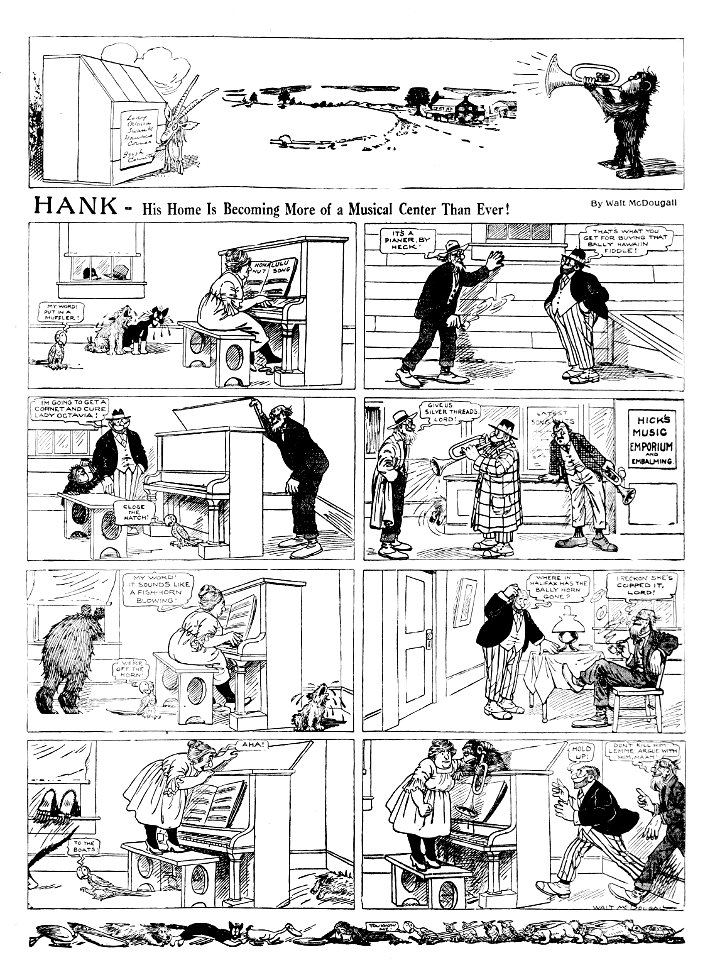 Hank - Walt McDougall, February 16, 1919