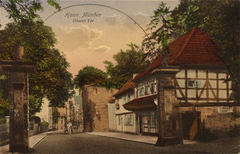 Hann. Münden, Niedersachsen - Oberes Tor (Zeno Ansichtskarten)