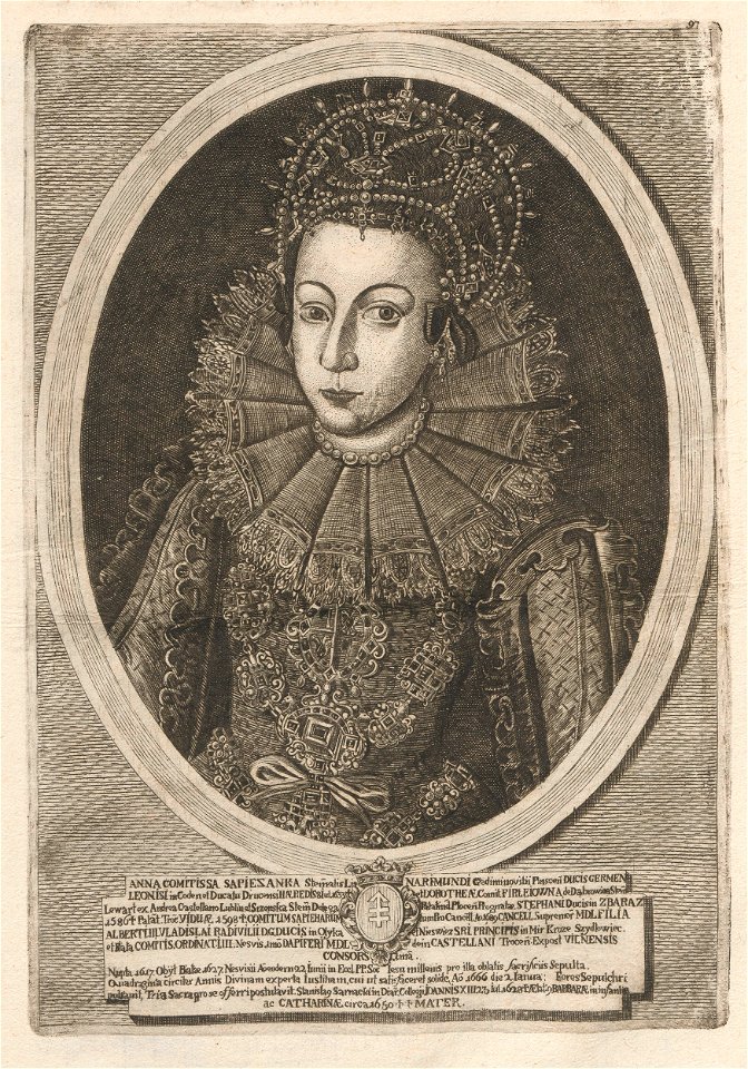 Hanna Radzivił (Sapieha). Ганна Радзівіл (Сапега) (H. Lajbovič, 1758)