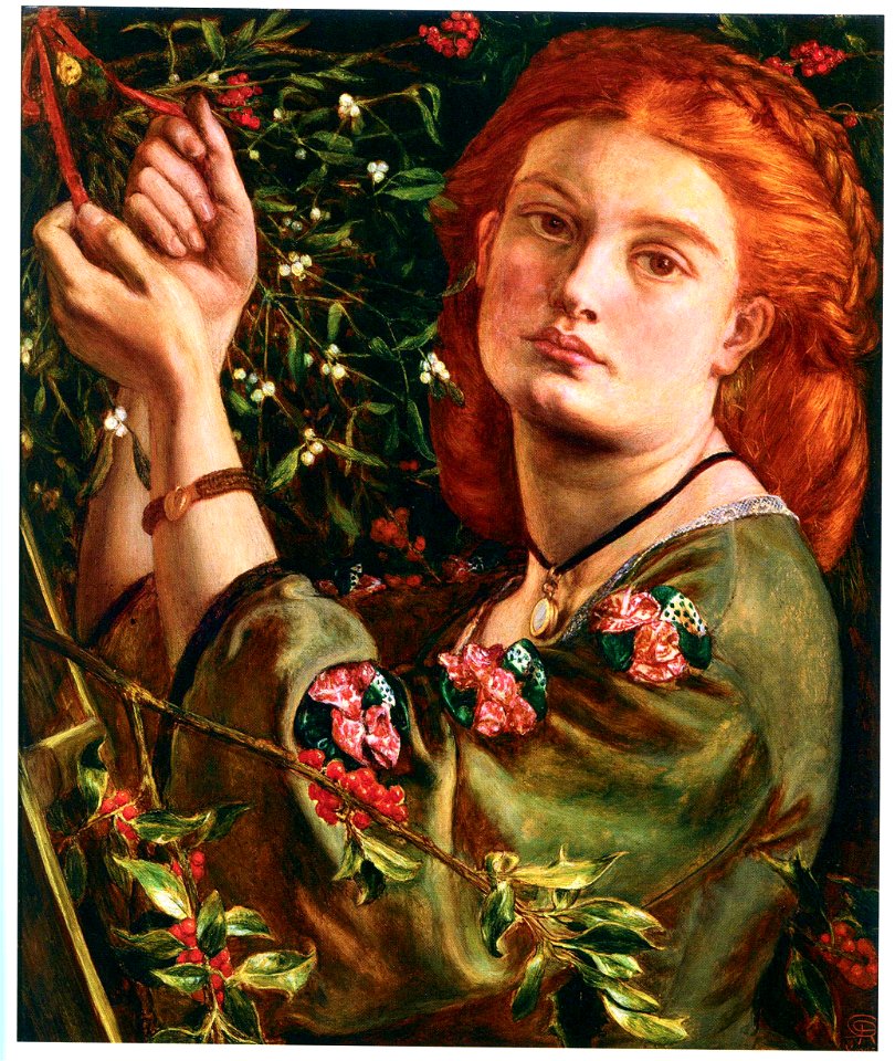 Hanging the misteltoe
