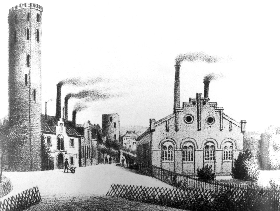 Hann Münden Haendler und Natermann Fährenpfortenturm um 1850