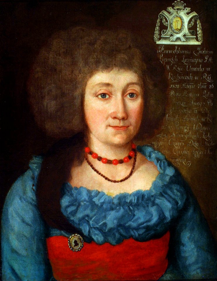 Hanna Zaviša (Lipskaja). Ганна Завіша (Ліпская) (1802)