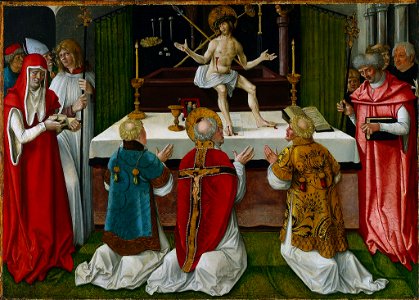 Hans Baldung - The Mass of Saint Gregory - 1952.112 - Cleveland Museum of Art