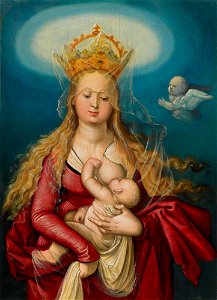 Hans Baldung - Die Heilige Jungfrau als Königin des Himmels mit dem Christkind