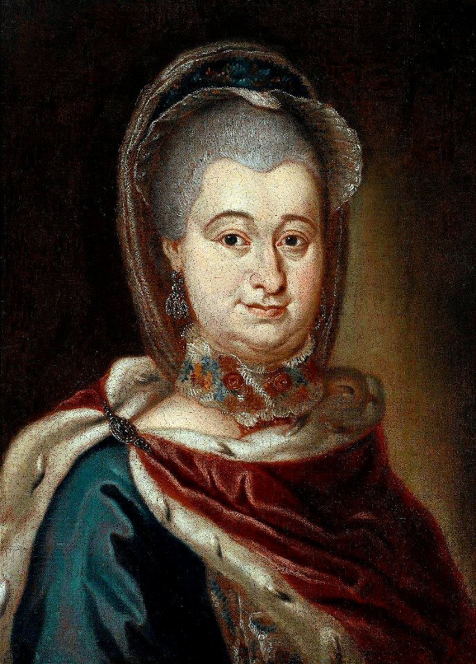 Hanna Ludvika Radzivił (Mycielskaja). Ганна Людвіка Радзівіл (Мыцельская) (XVIII)