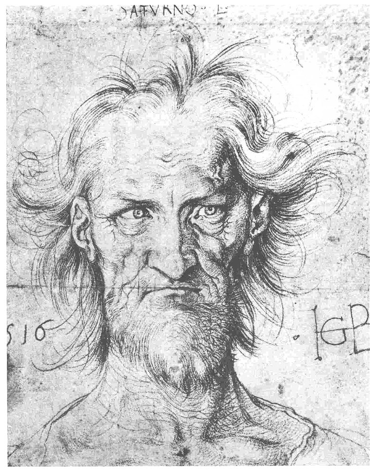 Hans Baldung Grien - Kopf eines Mannes
