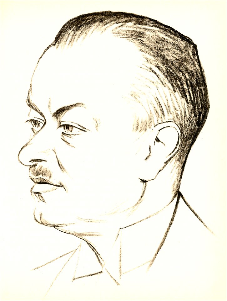 Hannoversche Köpfe aus Verwaltung, Wirtschaft, Kunst und Literatur, Bd. 1, S. 109 Ökonomierat Hermann Gross, gezeichnet von August Heitmüller