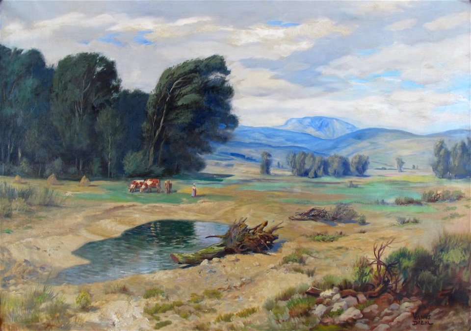 Hanns Diehl Weidelandschaft