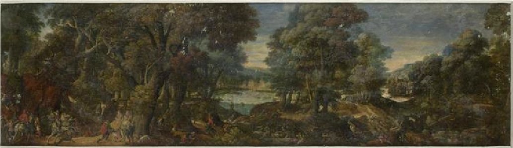 Hans Bol - Hunt in a wood
