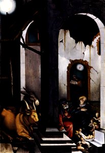 Hans Baldung - Nativity - WGA01210. Free illustration for personal and commercial use.