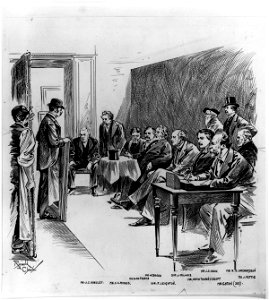 Hanging Committee, Royal Academy, 1892 by Reginald Cleaver