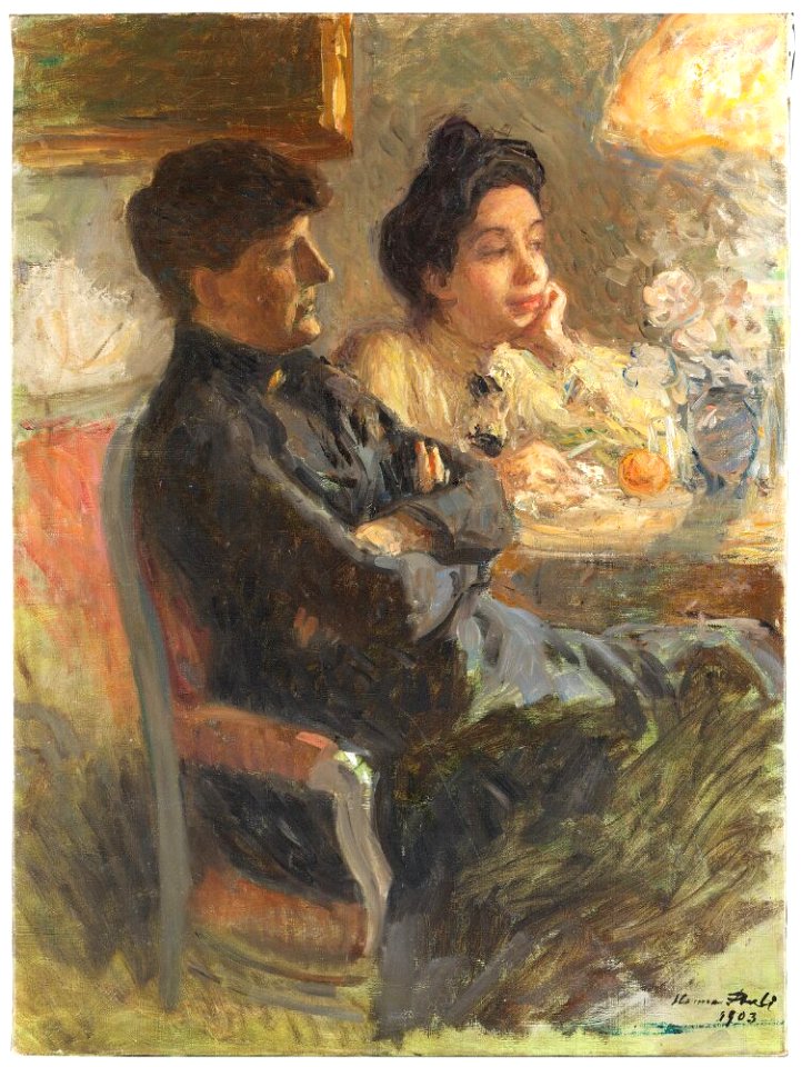 Hanna Pauli - Study for Friends – Olga Björkegren-Fåhreus and Lisen Bonnier - NM 7345 - Nationalmuseum