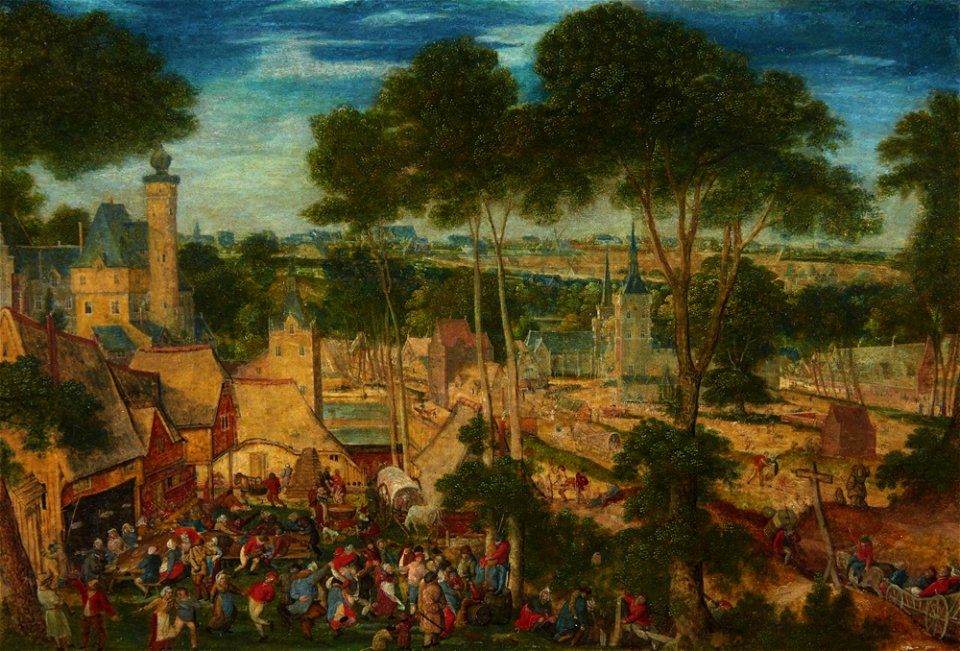 Hans Bol - A Peasant Wedding
