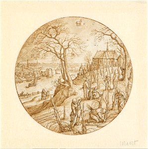 Hans Bol - The Month March (Aries)