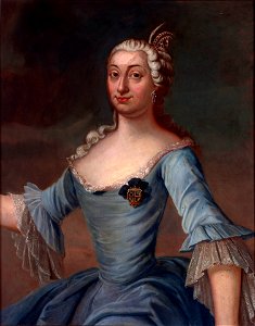 Hanna Ludvika Radzivił (Mycielskaja). Ганна Людвіка Радзівіл (Мыцельская) (1750)