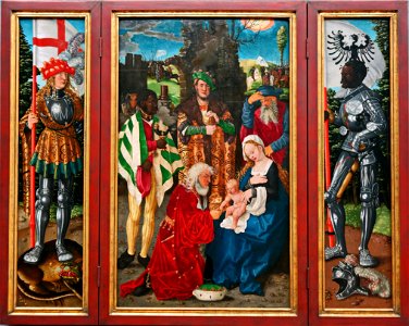 Hans Baldung — Dreikönigsaltar (Retable des Trois Rois Mages)