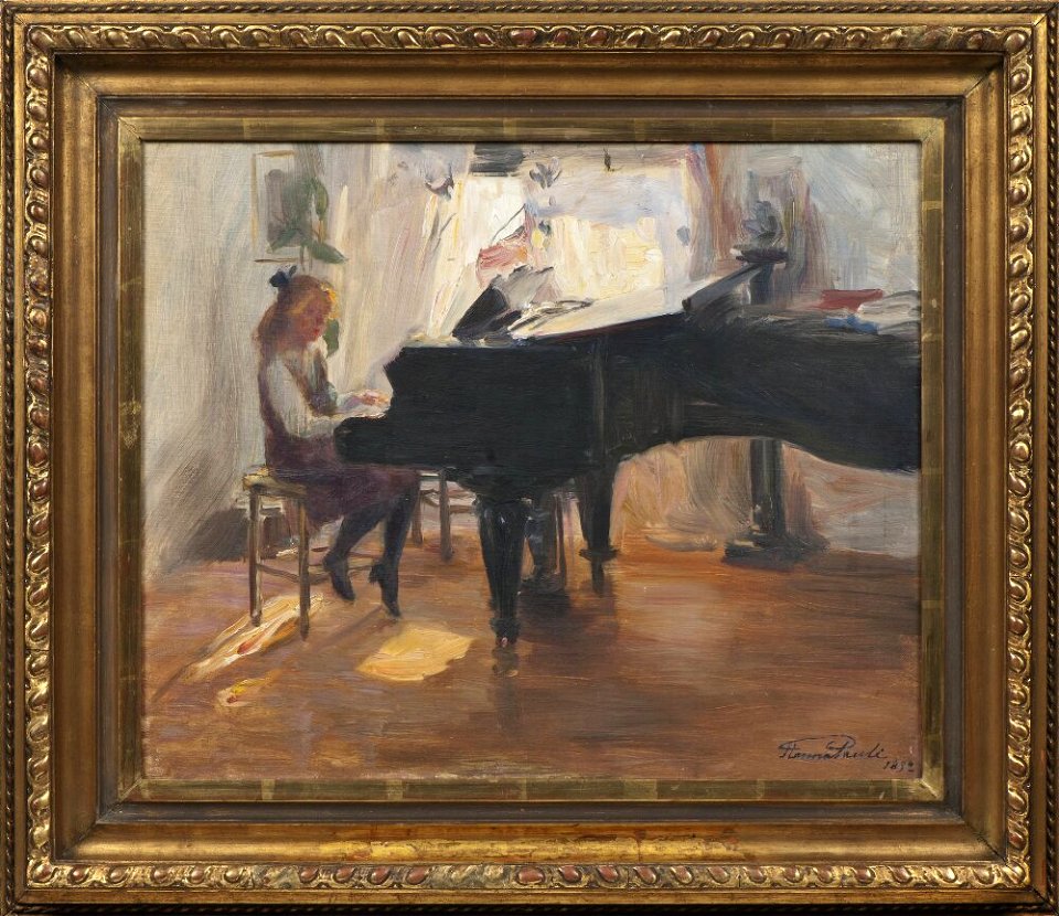 Hanna Pauli - At the Grand Piano - NM 2293 - Nationalmuseum - Free ...