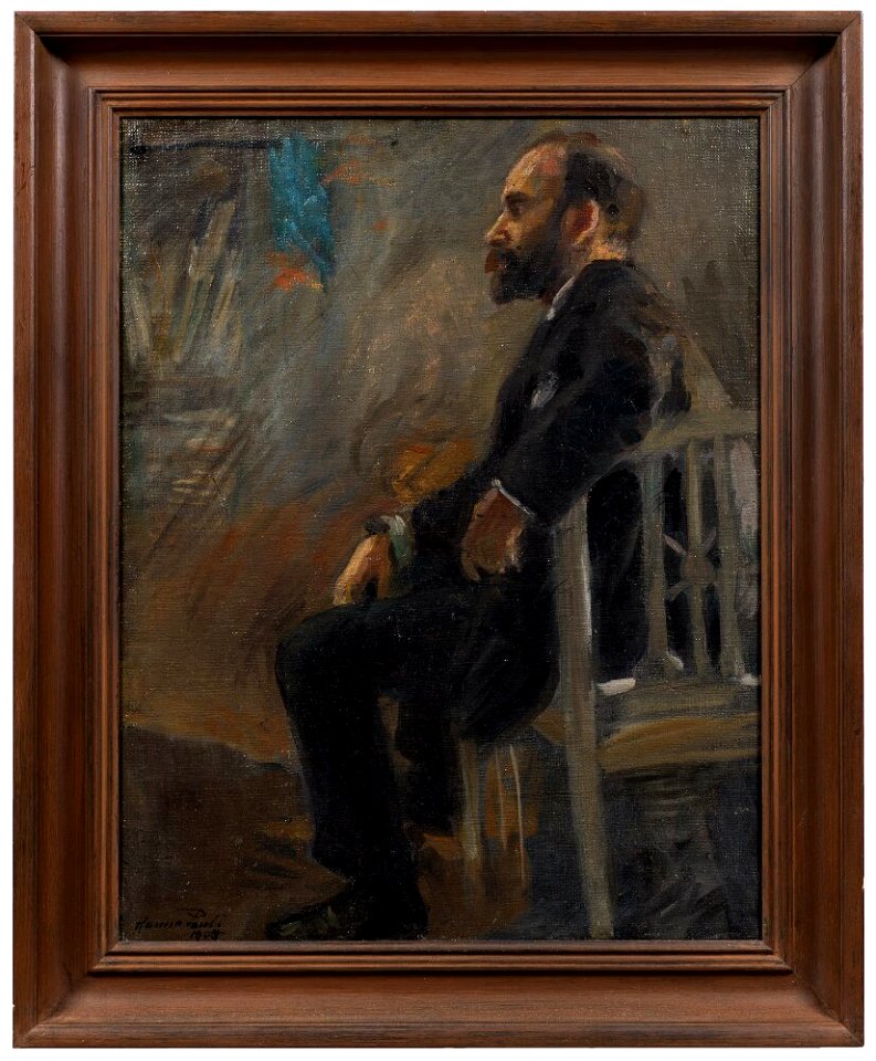 Hanna Pauli - Klas Fåhraeus (1863-1944). Study for Friends (NM 1723) - NM 7544 - Nationalmuseum