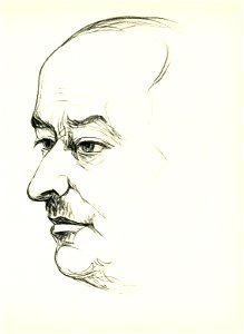 Hannoversche Köpfe aus Verwaltung, Wirtschaft, Kunst und Literatur, Bd. 1, S. 113 Kommerzienrat Julius Gumpel, gezeichnet von August Heitmüller