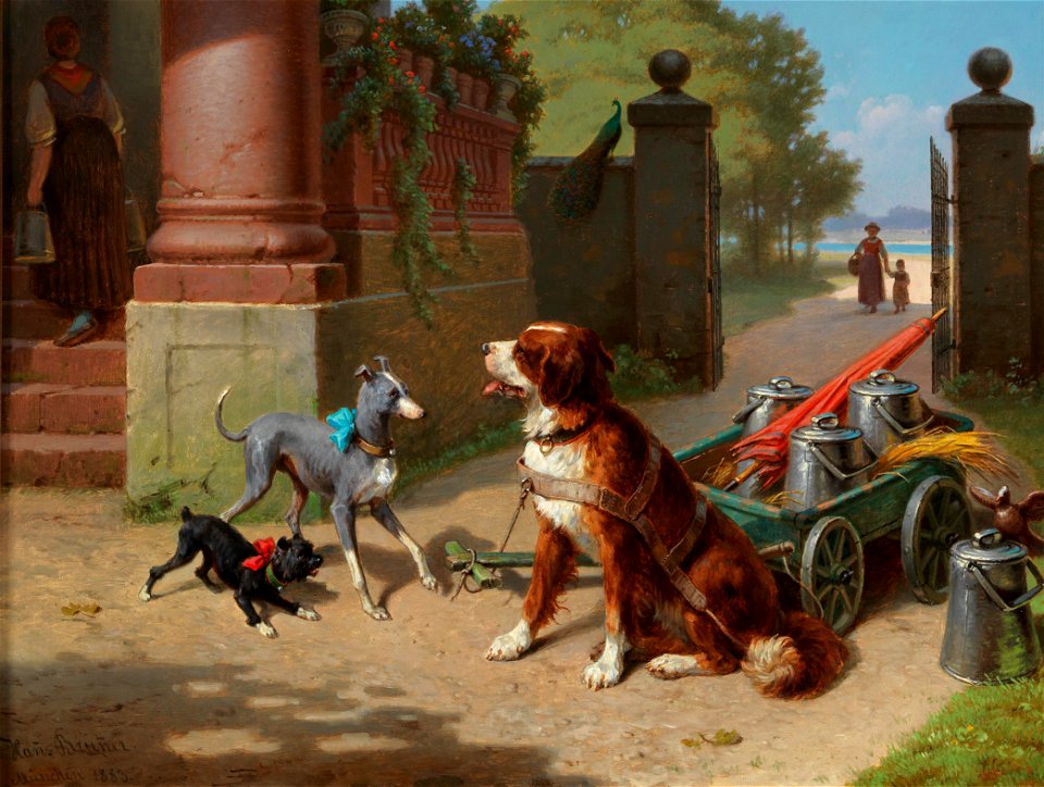 Hans Brunner Freudiger Empfang 1883
