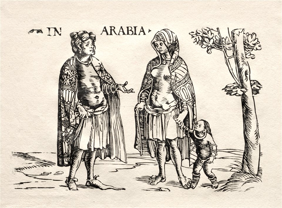 Hans Burgkmair (German, 1473-1531) - Natives of Arabia and the Indies - 1923.417 - Cleveland Museum of Art