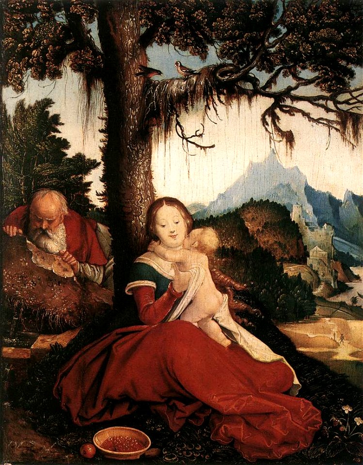 Hans Baldung - Rest on the Flight to Egypt - WGA01201