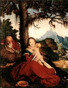 Hans Baldung - Rest on the Flight to Egypt - WGA01201