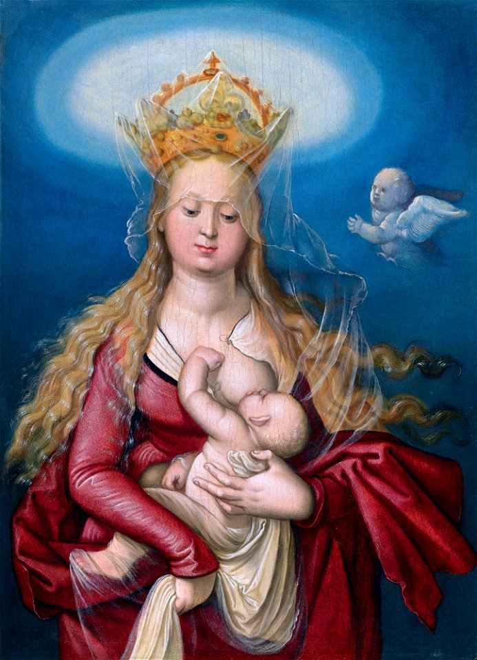 Hans Baldung - Die Heilige Jungfrau als Königin des Himmels mit dem ChristkindFXD