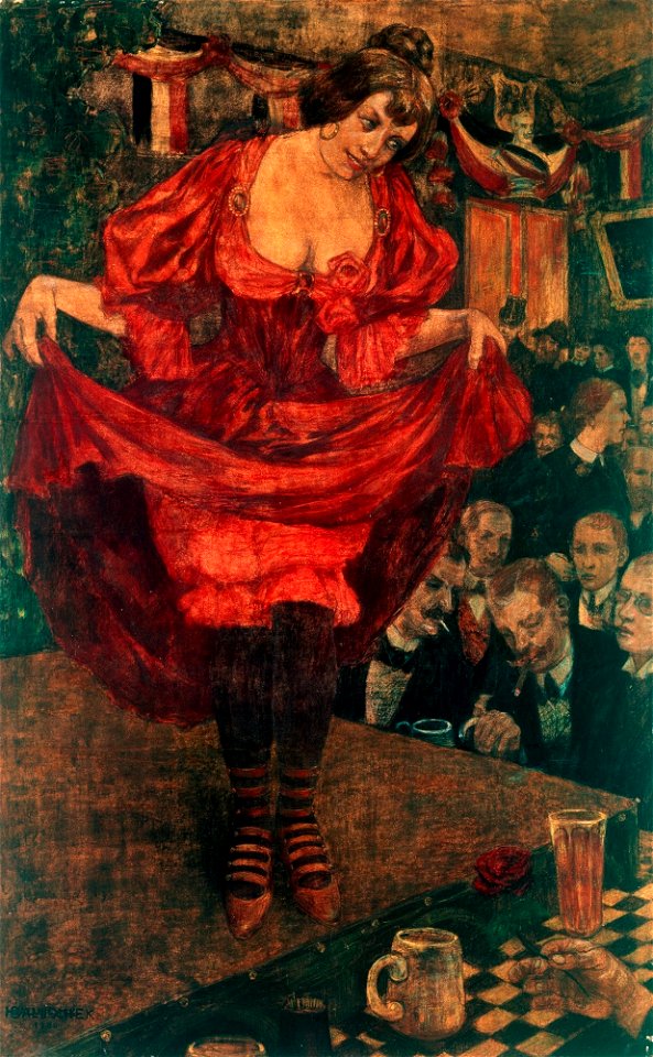Hans Baluschek - Tingeltangel (1900)