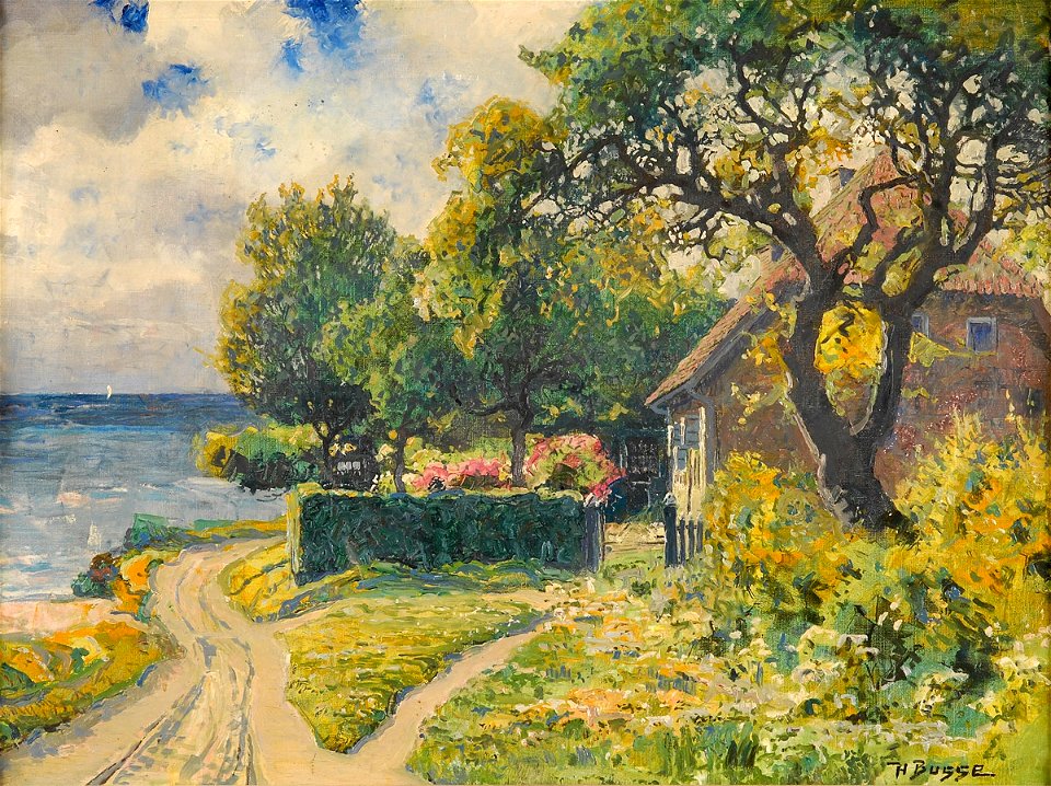 Hans Busse Sommertag am Meer