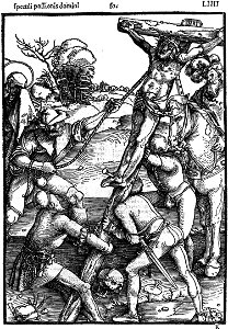 Hans Baldung - The Erection of the Cross - WGA01218