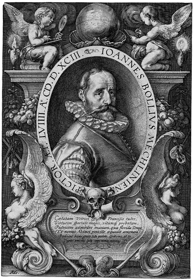 Hans Bol by Hendrick Goltzius