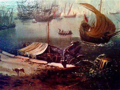 Hans de Jode Porto di mare (frammento)