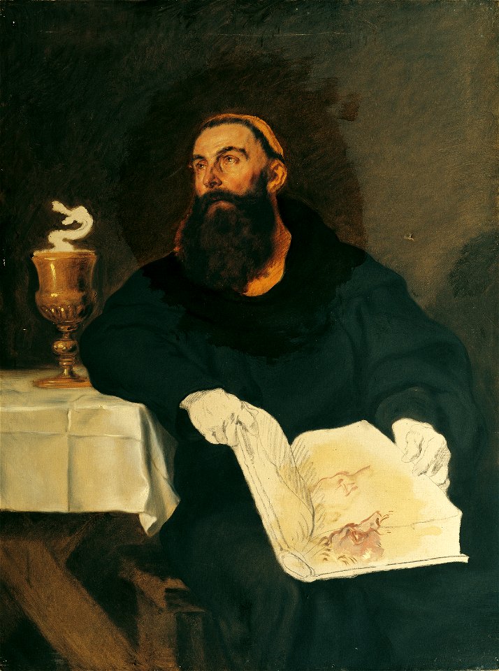 Hans Canon - Der heilige Benedikt von Nursia - 5944 - Österreichische Galerie Belvedere