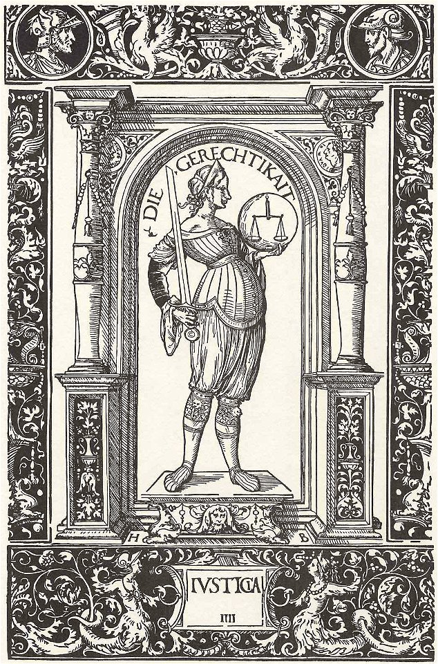 Hans Burgkmair d. Ä. Gerechtigkeit