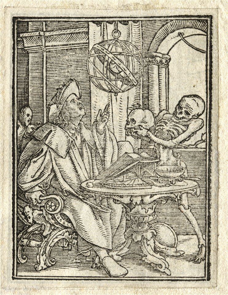 Hans Holbein (German, 1497-98-1543) - The Dance of Death, The Astrologer, The Rich Man - 1922.501 - Cleveland Museum of Art