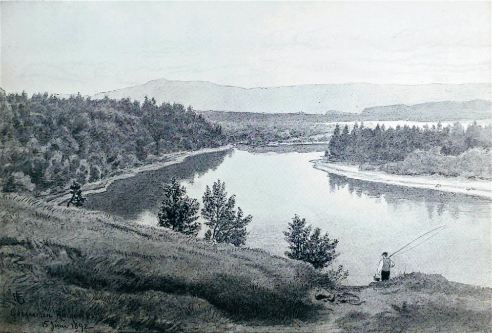 Hans gude--elvelandskab ringerike--1892