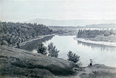 Hans gude--elvelandskab ringerike--1892