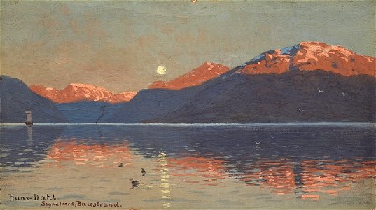 Hans Dahl Der Sognefjord bei Balestrand