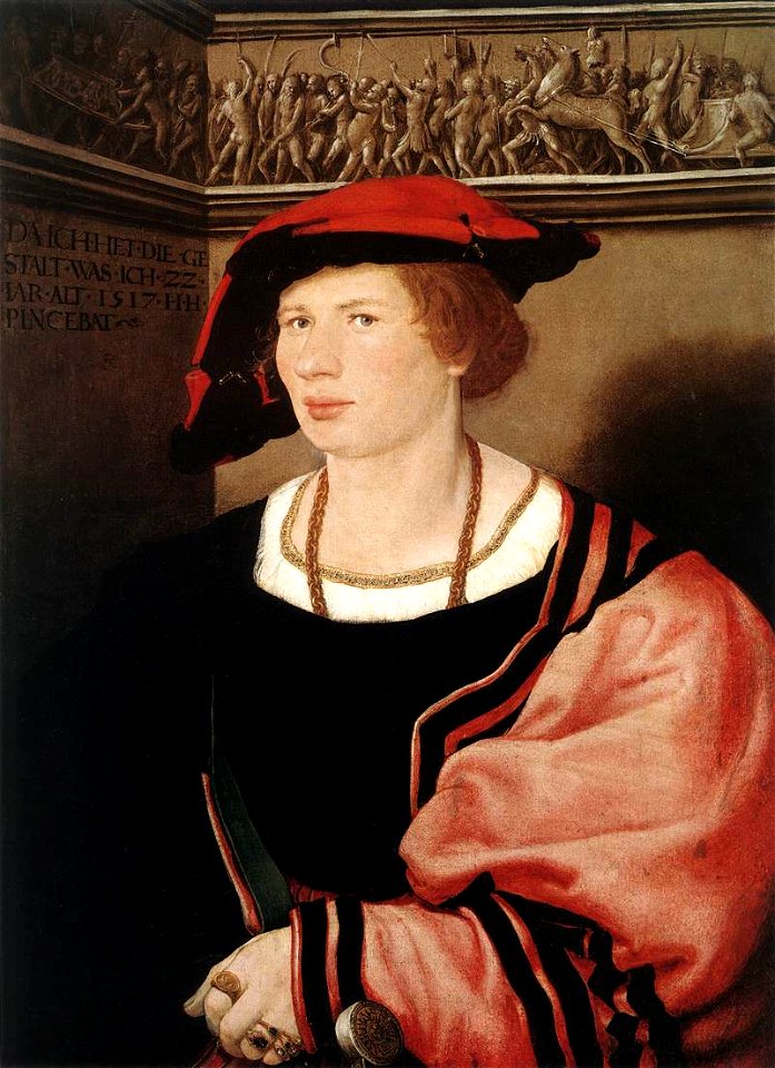 Hans Holbein d. J. - Portrait of Benedikt von Hertenstein - WGA11491