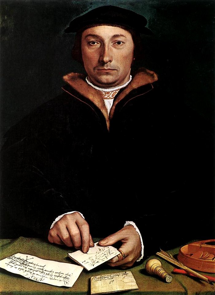 Hans Holbein d. J. - Portrait of Dirk Tybis - WGA11547