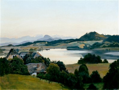 Hans Frank - Kärntner Landschaft (Kraiger-See mit Ulrichsberg) - 3249 - Österreichische Galerie Belvedere