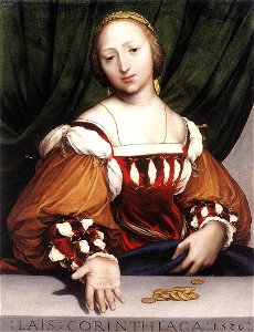 Hans Holbein d. J. - Lais of Corinth - WGA11520